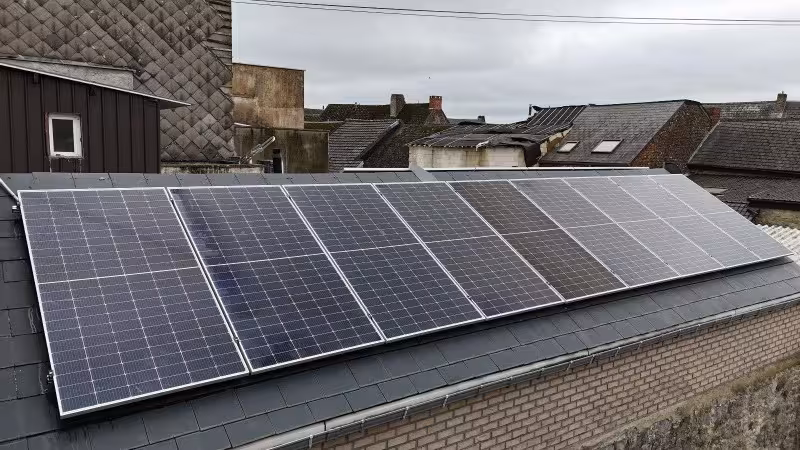 Installation panneaux photovoltaïques toiture – Belgique